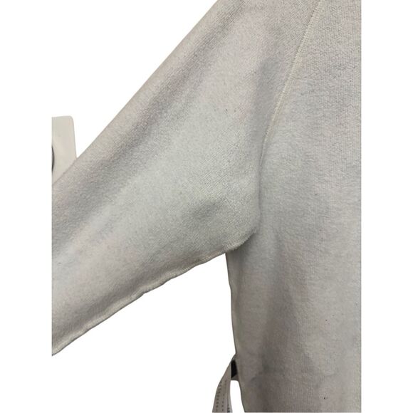 Louis Vuitton Grey & Neon Yellow Upside-Down Logo Sweatshirt Size M - Picture 3 of 16